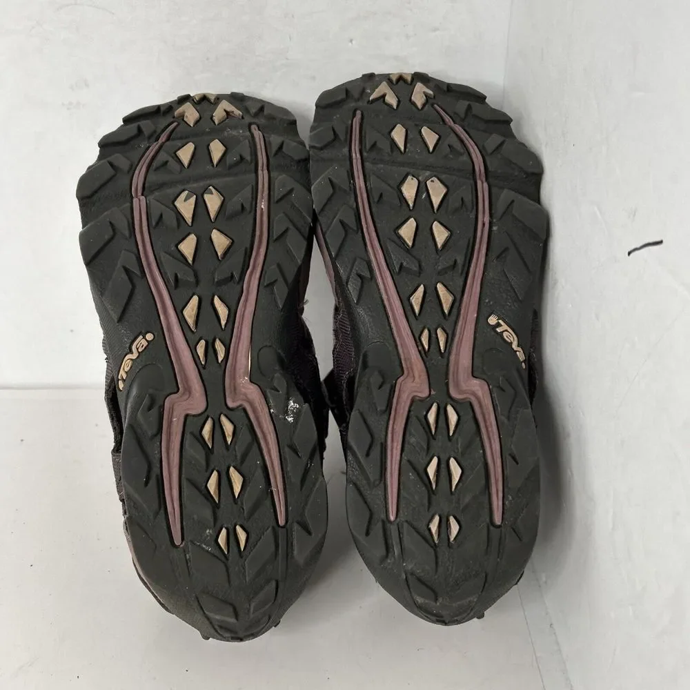 Teva Deacon Fisherman‎ Sandal Women's Sz 9 Hook/Loop Mesh Water Resistant Purple